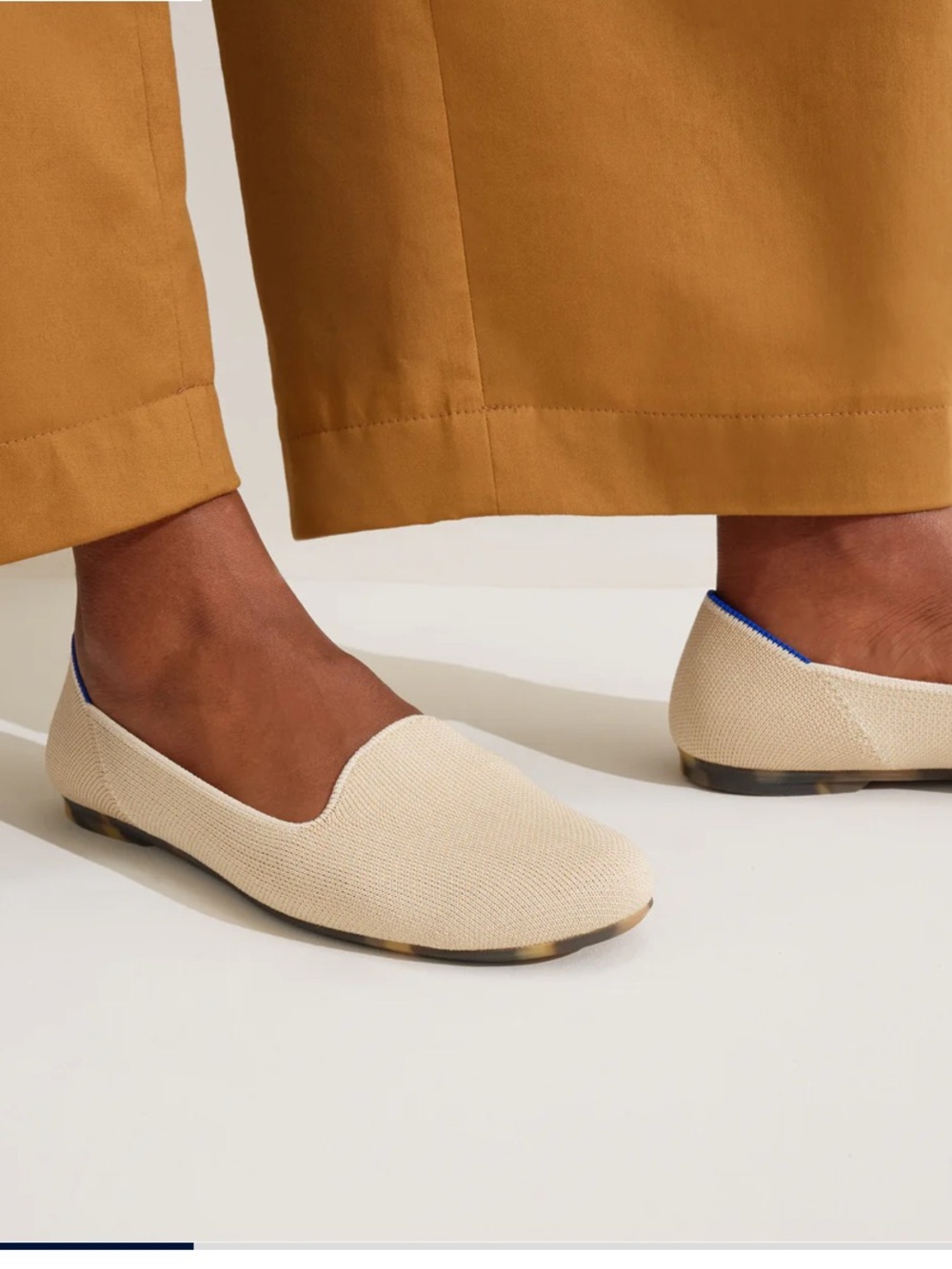 Rothy’s The Lounge Loafer in Sandstone Cream